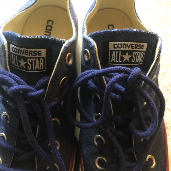Converse canvas sneakers excellent condition W8.5 - Picture 3 of 8